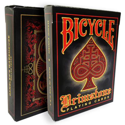 Bicycle Brimstone Deck (Red) by Gambler's Warehouse-Playing Cards-Wondercraft