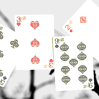 Bicycle Dragonfly (Tan) Playing Cards-Playing Cards-Wondercraft