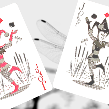 Bicycle Dragonfly (Tan) Playing Cards-Playing Cards-Wondercraft