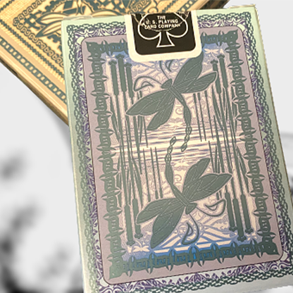 Bicycle Dragonfly (Teal) Playing Cards-Playing Cards-Wondercraft