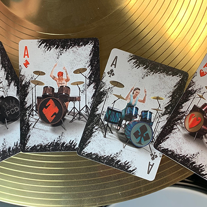 Bicycle Gilded Rock & Roll Playing Cards-Playing Cards-Wondercraft