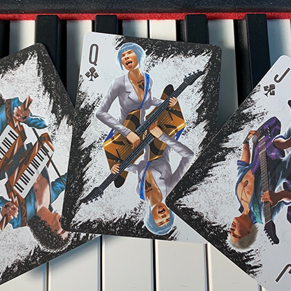 Bicycle Gilded Rock & Roll Playing Cards-Playing Cards-Wondercraft