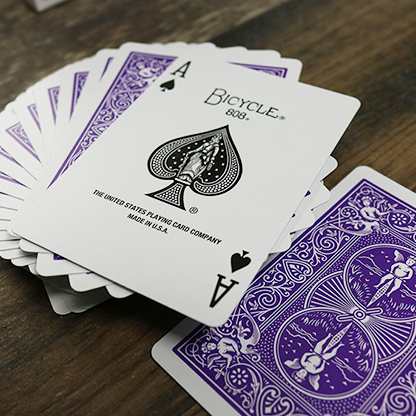 Bicycle Purple Playing Cards by US Playing Card Co-Playing Cards-Wondercraft