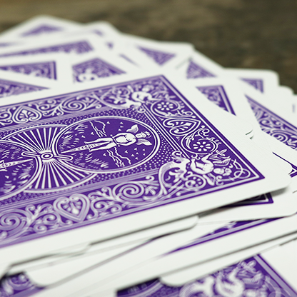 Bicycle Purple Playing Cards by US Playing Card Co-Playing Cards-Wondercraft
