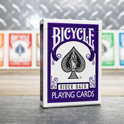 Bicycle Purple Playing Cards by US Playing Card Co-Playing Cards-Wondercraft