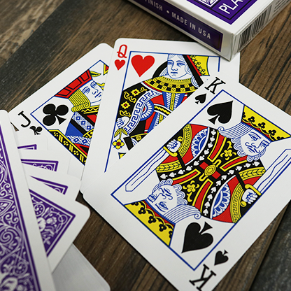 Bicycle Purple Playing Cards by US Playing Card Co-Playing Cards-Wondercraft