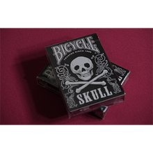 Bicycle Skull Metallic (Silver) USPCC by Gambler's Warehouse-Playing Cards-Wondercraft