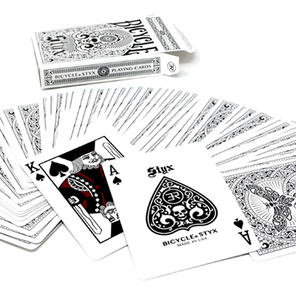 Bicycle Styx Playing Cards (White) by US Playing Card Company-Playing Cards-Wondercraft