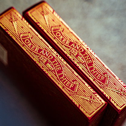 Blood Red Edition Playing Cards by Joker and the Thief-Playing Cards-Wondercraft