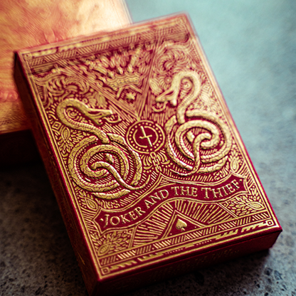 Blood Red Edition Playing Cards by Joker and the Thief-Playing Cards-Wondercraft
