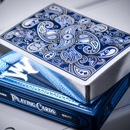 Blue Wonder Collector Set - Silver Gilded Deck-Playing Cards-Wondercraft