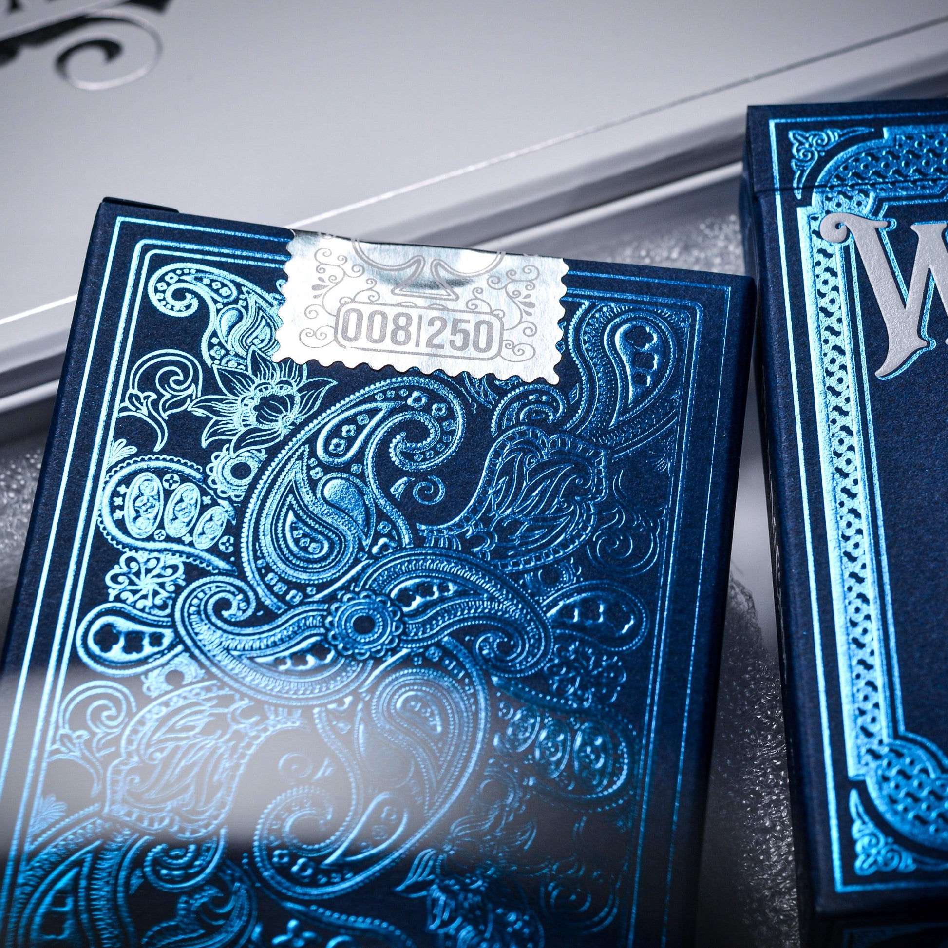 Blue Wonder Collector Set - Silver Gilded Deck-Playing Cards-Wondercraft