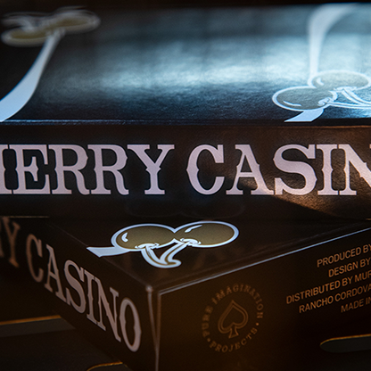 Cherry Casino (Monte Carlo Black and Gold) Playing Cards by Pure Imagination Projects-Playing Cards-Wondercraft
