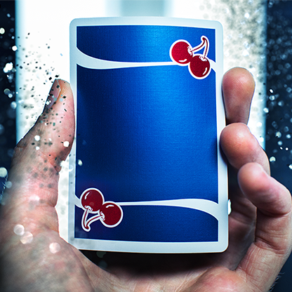 Cherry Casino Playing Cards (Tahoe Blue)-Playing Cards-Wondercraft