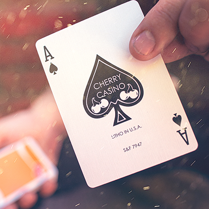 Cherry Casino Summerlin Sunset (Orange) Playing Cards by Pure Imagination Projects-Playing Cards-Wondercraft