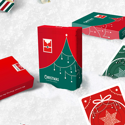 Christmas Playing Cards (Green) by TCC-Playing Cards-Wondercraft
