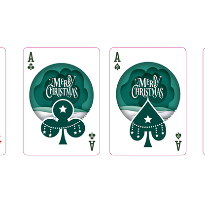Christmas Playing Cards (Green) by TCC-Playing Cards-Wondercraft