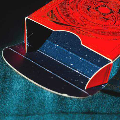 Cosmos Playing Cards (Red/Orange)-Playing Cards-Wondercraft