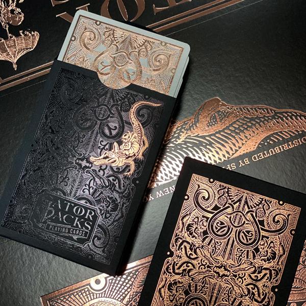 David Blaine - Gator Backs - Rose Gold-Playing Cards-Wondercraft