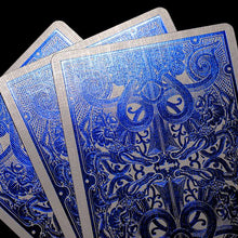 David Blaine - Gatorbacks - Blue Metallic-Playing Cards-Wondercraft