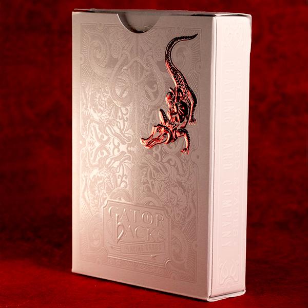 David Blaine - Gatorbacks - Red Metallic-Playing Cards-Wondercraft