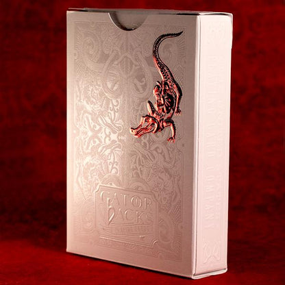 David Blaine - Gatorbacks - Red Metallic-Playing Cards-Wondercraft