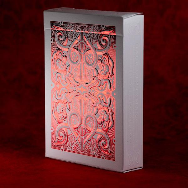 David Blaine - Gatorbacks - Red Metallic-Playing Cards-Wondercraft