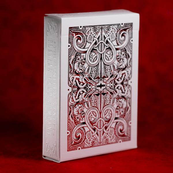 David Blaine - Gatorbacks - Red Metallic-Playing Cards-Wondercraft