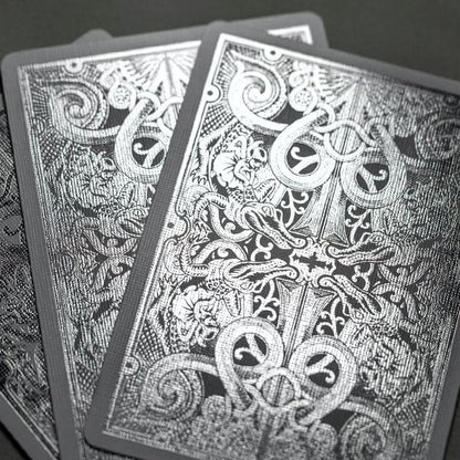David Blaine - Gatorbacks - Silver Metallic-Playing Cards-Wondercraft
