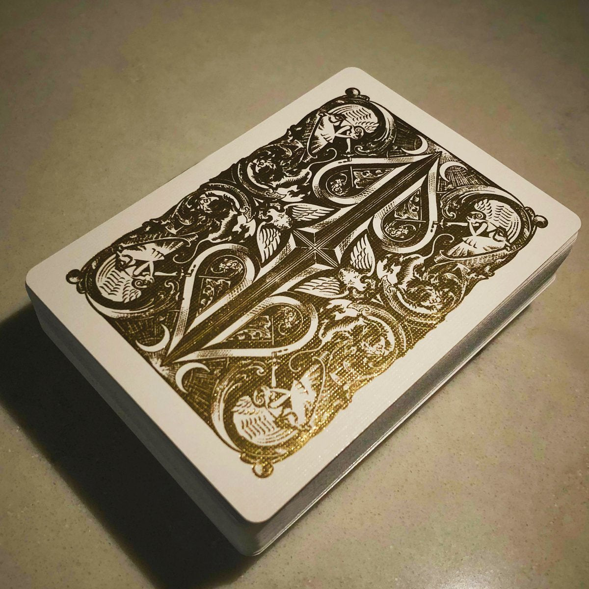 David Blaine - Split Spades - Gold-Playing Cards-Wondercraft