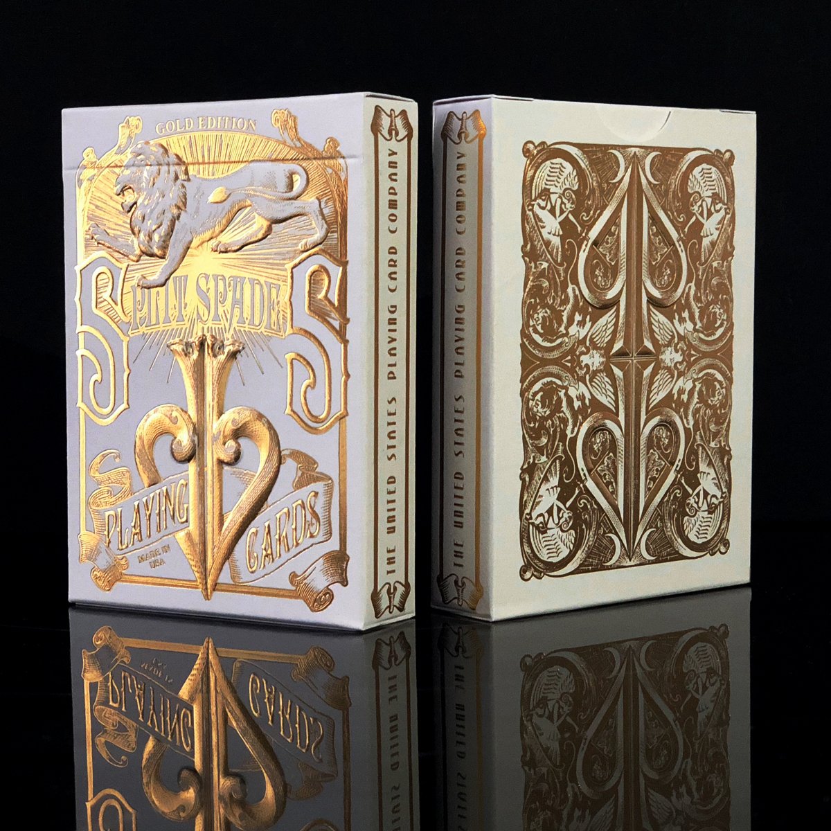 David Blaine - Split Spades - Gold-Playing Cards-Wondercraft