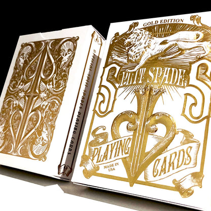 David Blaine - Split Spades - Gold-Playing Cards-Wondercraft