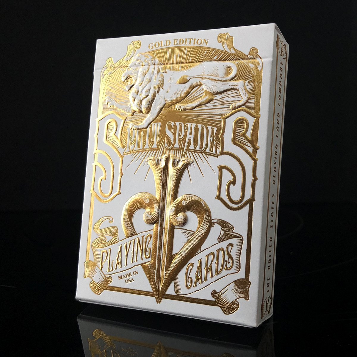 David Blaine - Split Spades - Gold-Playing Cards-Wondercraft