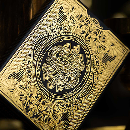 Devil's in the Details Glamourous Gold Playing Cards by Riffle Shuffle-Playing Cards-Wondercraft