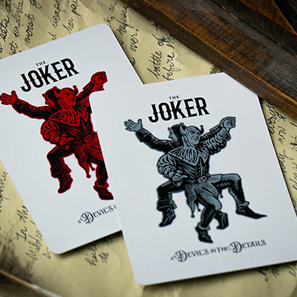 Devil's in the Details Glamourous Gold Playing Cards by Riffle Shuffle-Playing Cards-Wondercraft