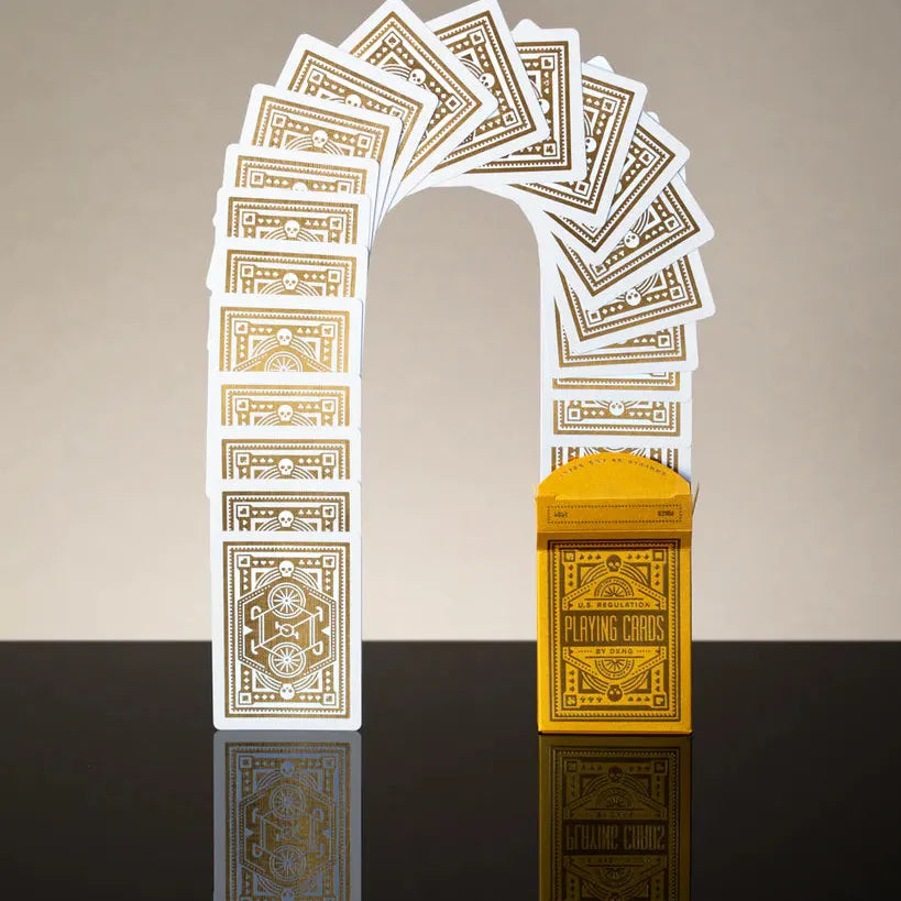 DKNG Gold Wheels - Gilded Edition-Playing Cards-Wondercraft