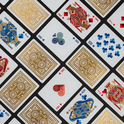 DKNG Gold Wheels - Gilded Edition-Playing Cards-Wondercraft