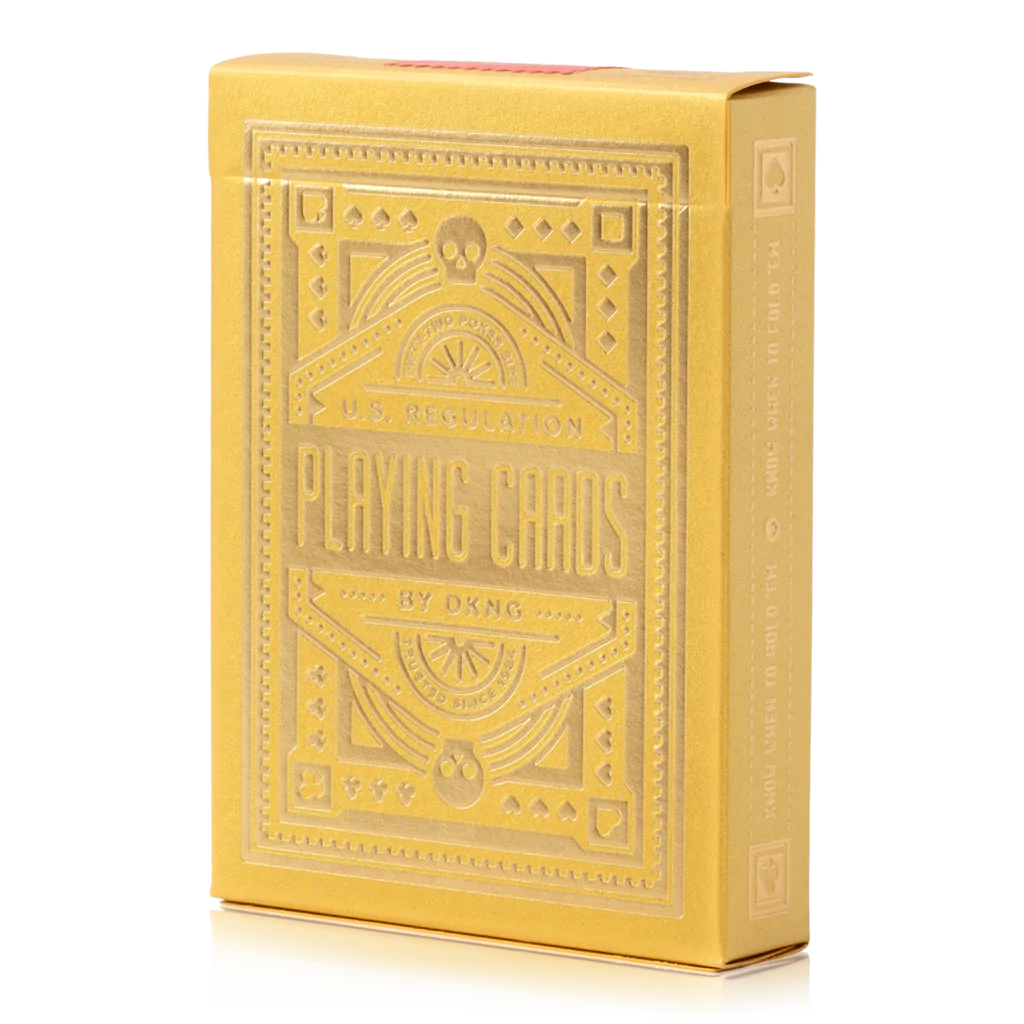 DKNG Gold Wheels - Gilded Edition-Playing Cards-Wondercraft