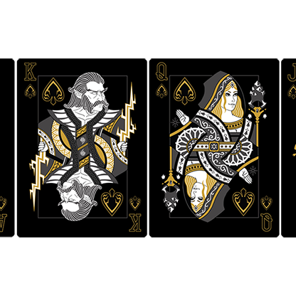 DOTA 2 Deluxe Playing Cards (Black)-Playing Cards-Wondercraft