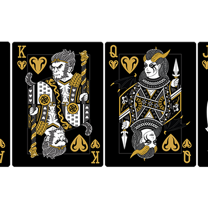 DOTA 2 Deluxe Playing Cards (Black)-Playing Cards-Wondercraft