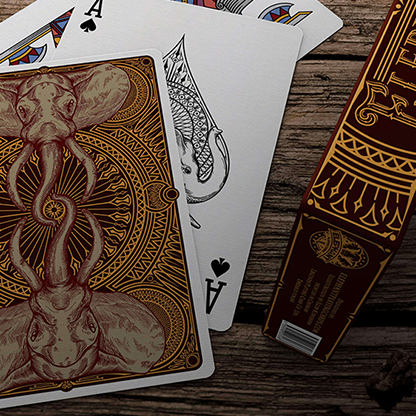 Elephant Playing Cards (Desert)-Playing Cards-Wondercraft