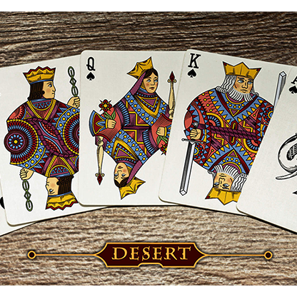 Elephant Playing Cards (Desert)-Playing Cards-Wondercraft