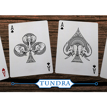 Elephant Playing Cards - Tundra-Playing Cards-Wondercraft