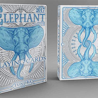 Elephant Playing Cards - Tundra-Playing Cards-Wondercraft