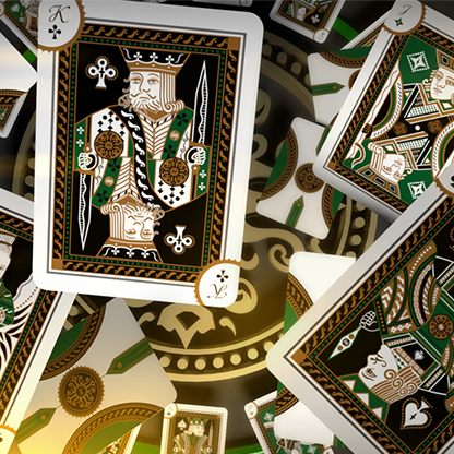 Emerald Princess Foiled Edition Playing Cards by Grandmasters-Playing Cards-Wondercraft