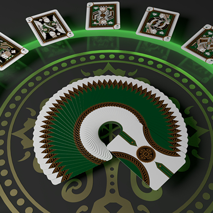 Emerald Princess Foiled Edition Playing Cards by Grandmasters-Playing Cards-Wondercraft