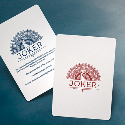 ENIGMAS Puzzle Hunt (RED) Playing Cards-Playing Cards-Wondercraft