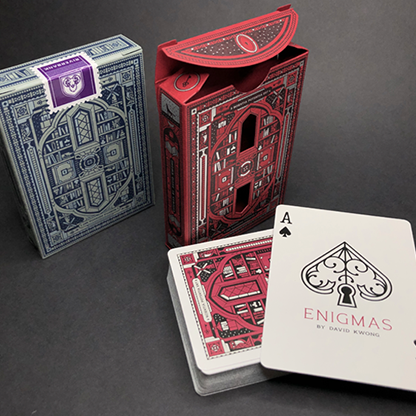 ENIGMAS Puzzle Hunt (RED) Playing Cards-Playing Cards-Wondercraft