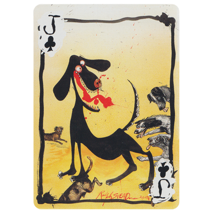 Flying Dog, Edition 2-Playing Cards-Wondercraft