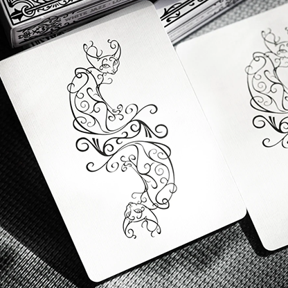 Fulton's White Jazz Playing Cards by Dan & Dave-Playing Cards-Wondercraft